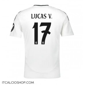Real Madrid Lucas Vazquez #17 Prima Maglia 2024-25 Manica Corta